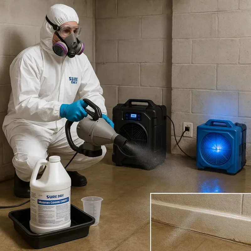 Sanitization and Odor Removal process in Exeter, RI