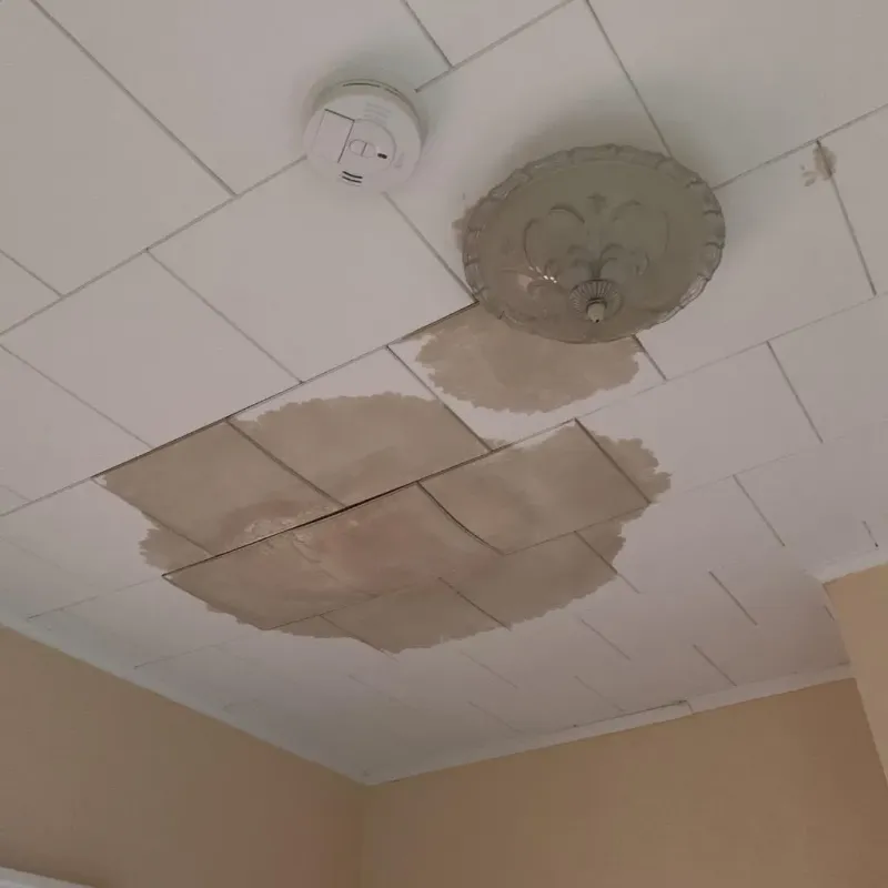Ceiling Water Damage Repair in Exeter, RI